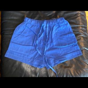 Blue misslook shorts